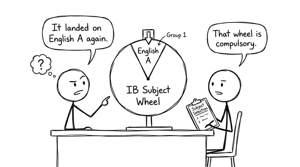 Subject wheel lands on English A again