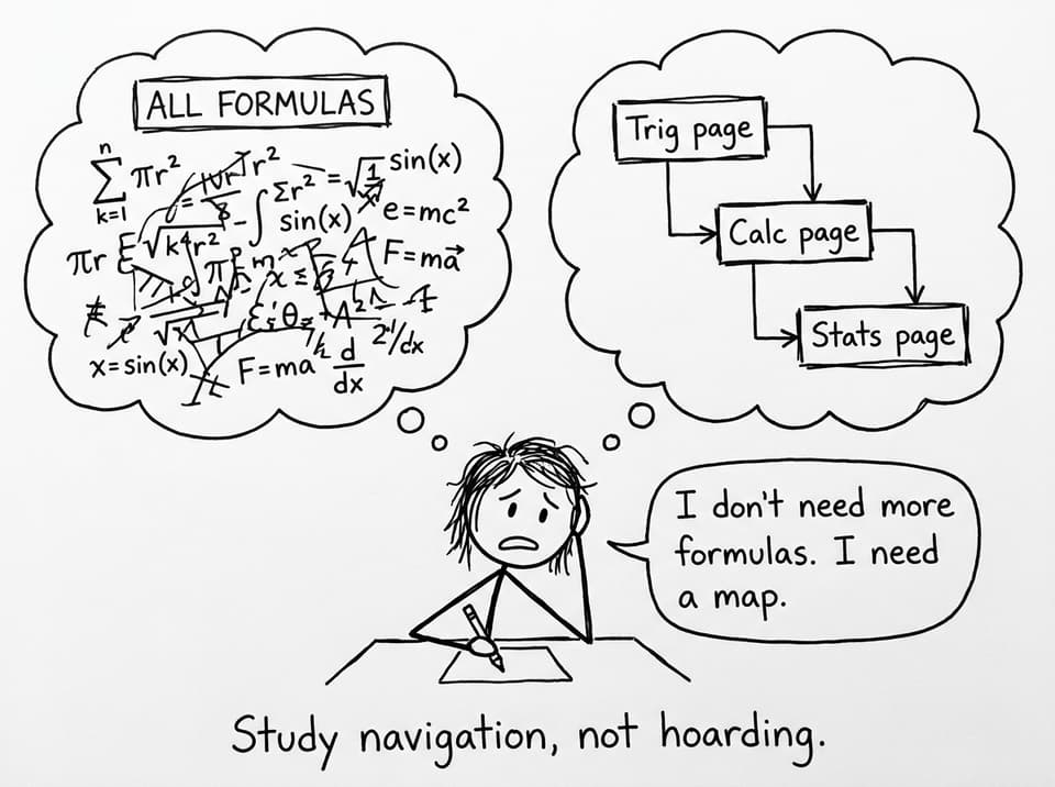 Student wants a map, not more formulas