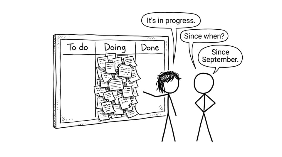 Kanban board stuck in Doing