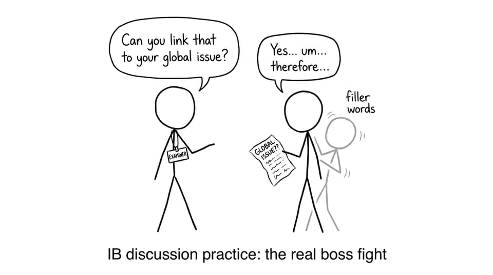 IB discussion practice boss fight