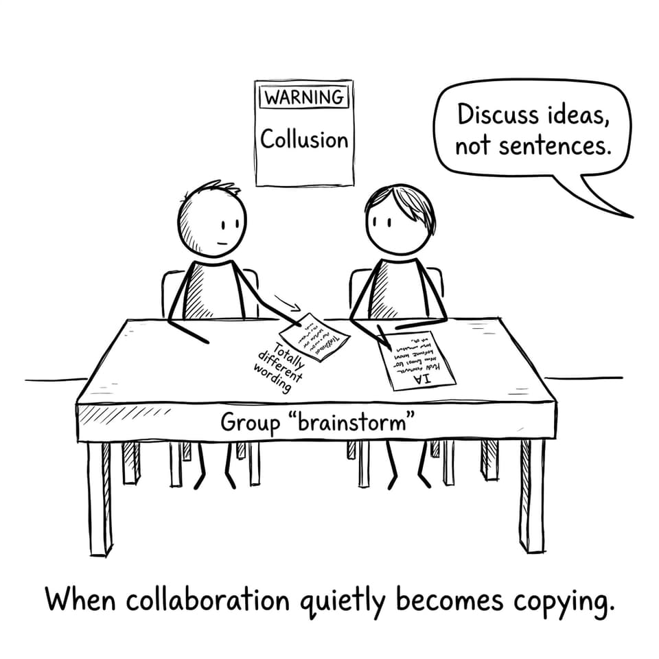 Collusion group brainstorm comic