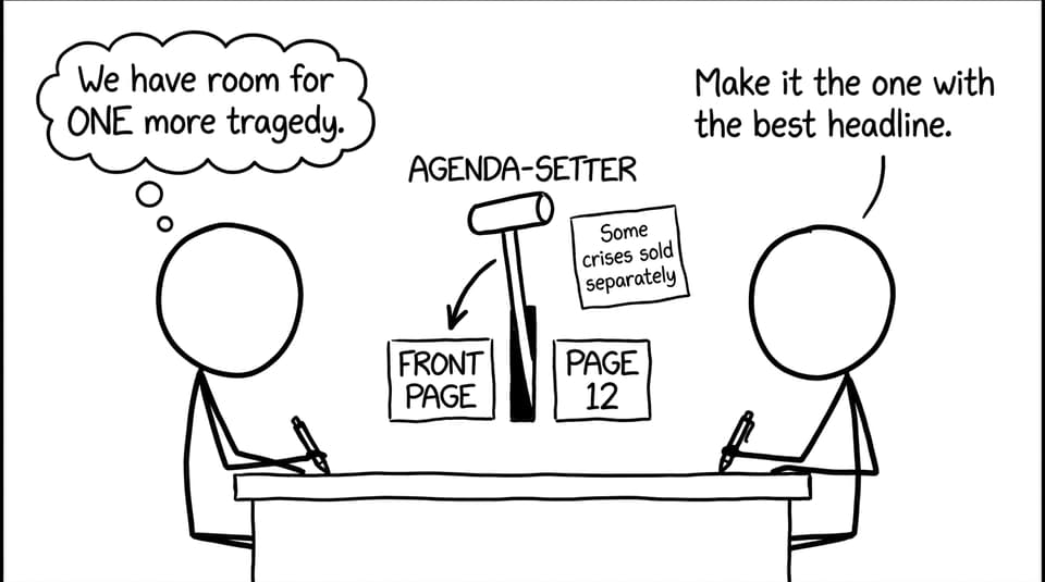 Editors choosing the “one more tragedy”