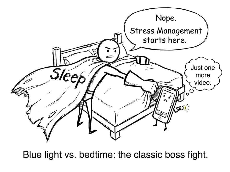 Sleep the superhero blocks late-night scrolling