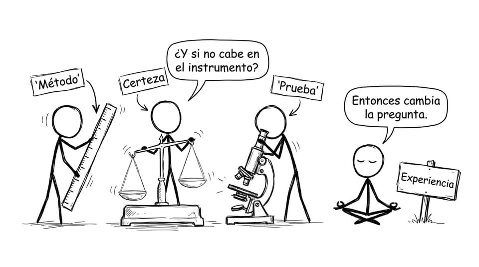 Tres instrumentos y una meditación