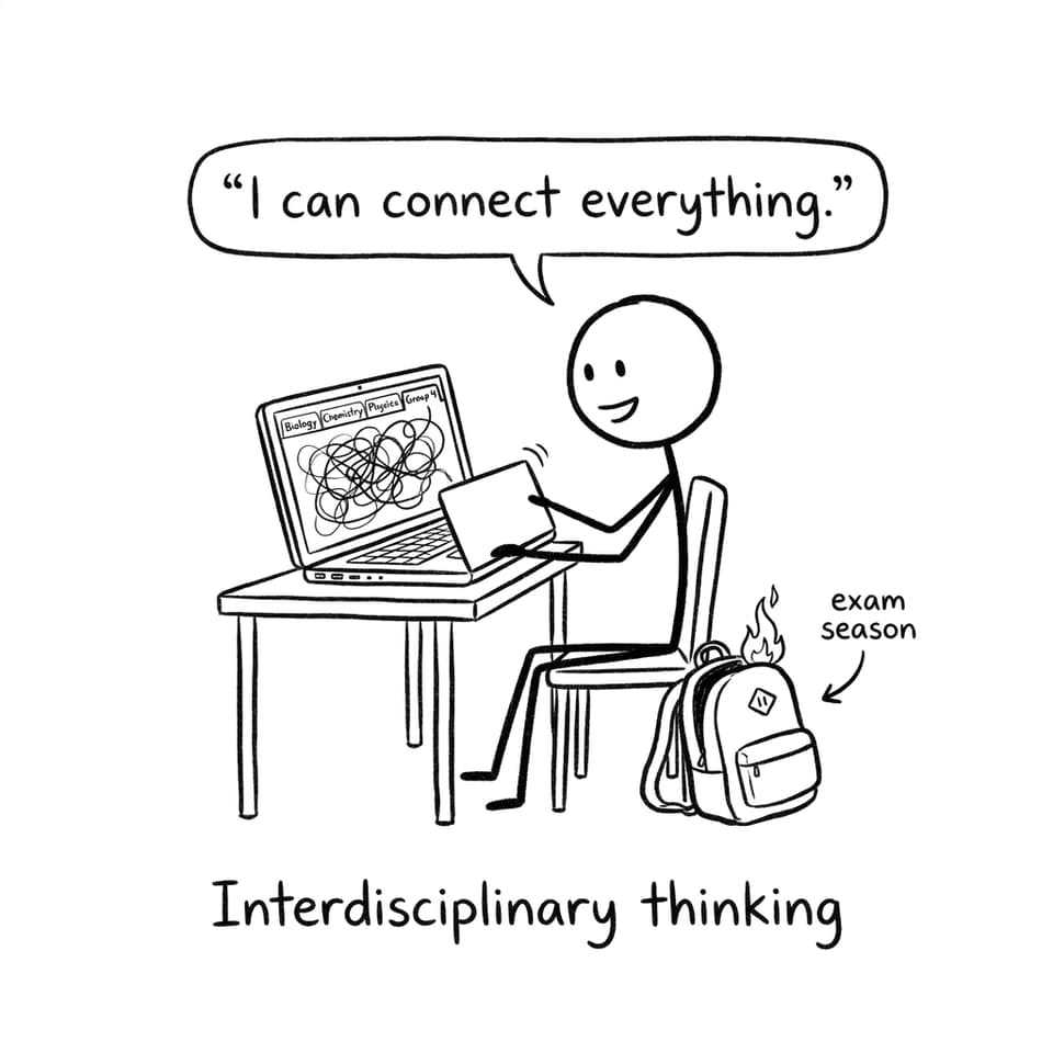 Interdisciplinary thinking joke