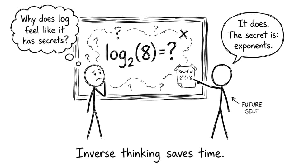 Inverse thinking saves time