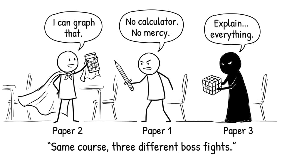 Three different boss fights