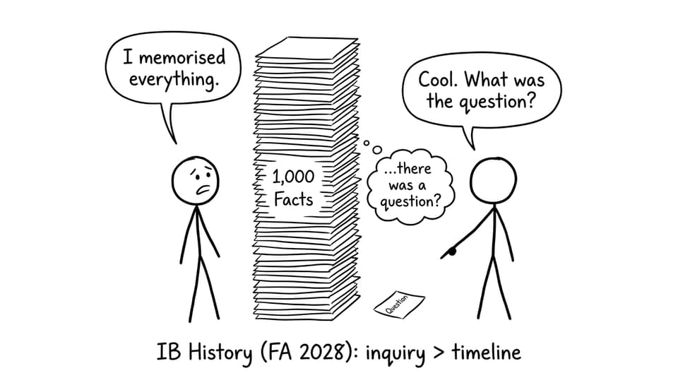 IB History inquiry vs memorising joke