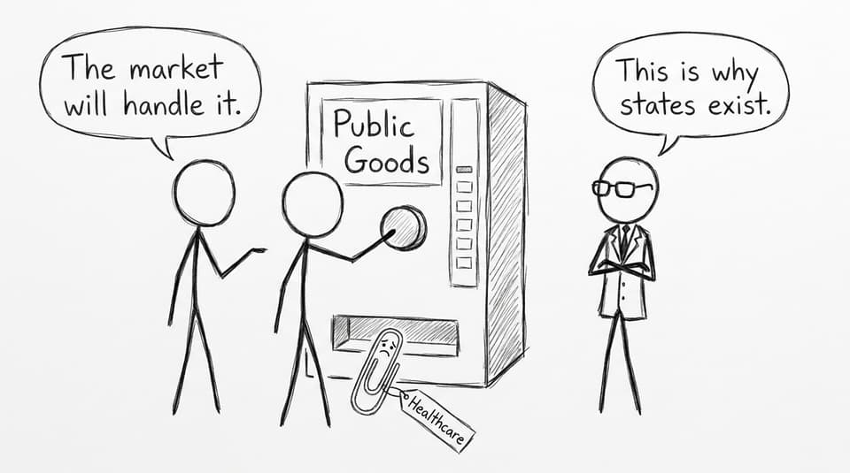 Comic relief: the sad vending machine of public goods