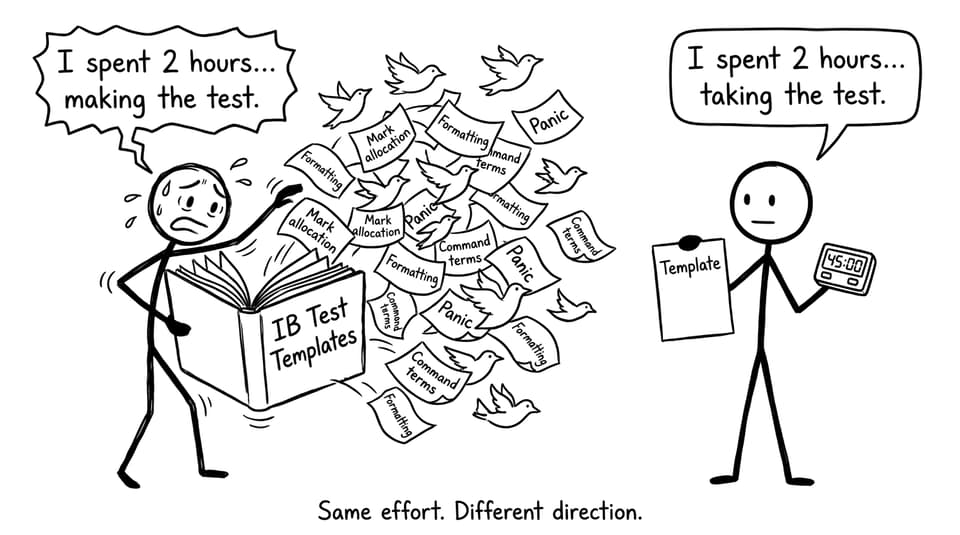 IB template chaos vs calm practice