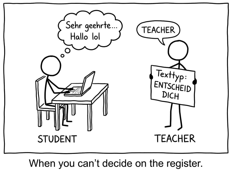 Formal vs informal email chaos