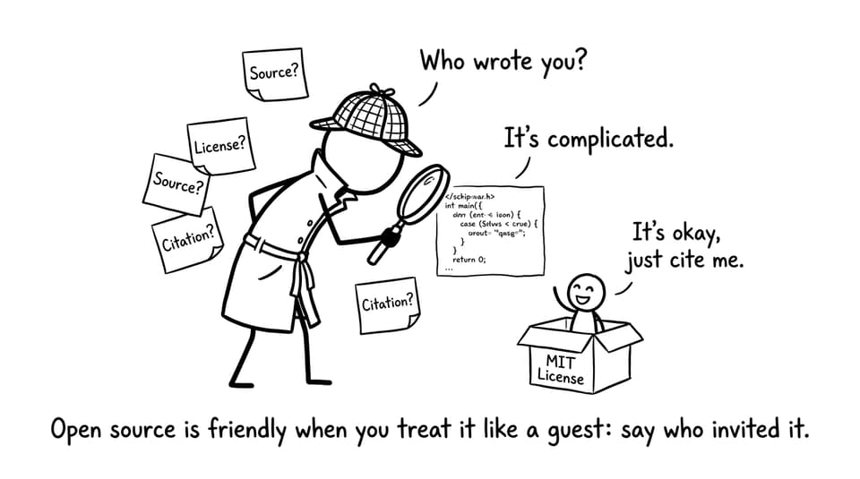 Open source detective