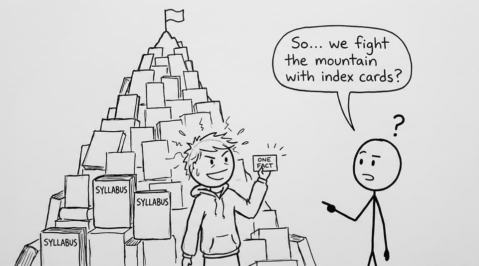 IB student vs syllabus mountain
