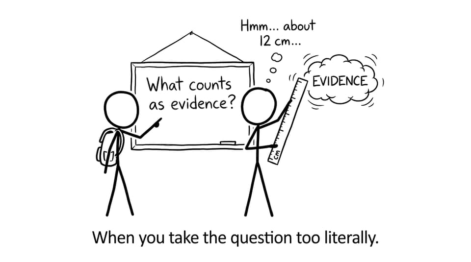 TOK literalism strikes again