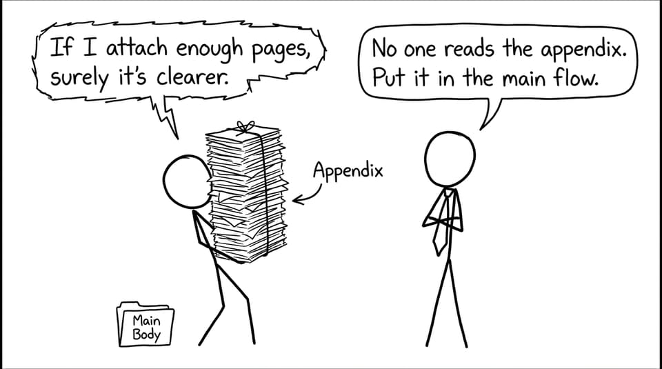 Appendix monster vs main body