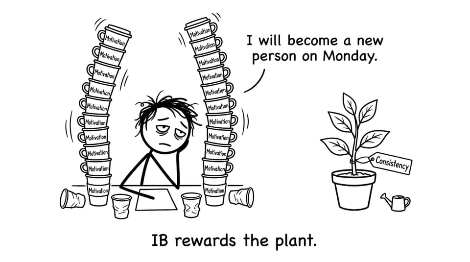 Motivation vs consistency comic