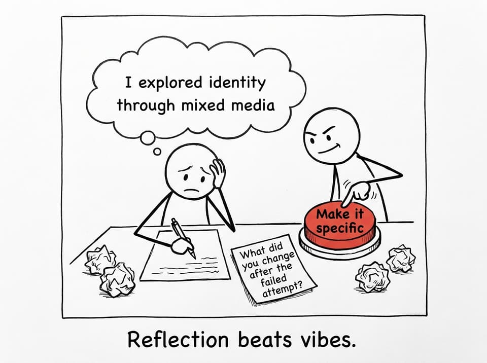 Reflection beats vibes.