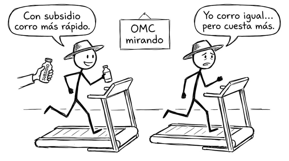 Competitividad con subsidio y la OMC mirando