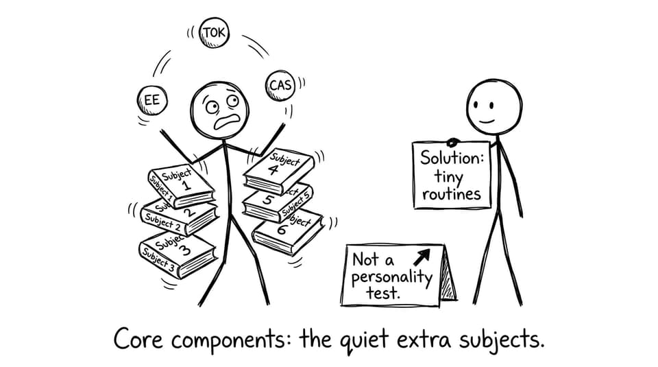TOK EE CAS juggling comic