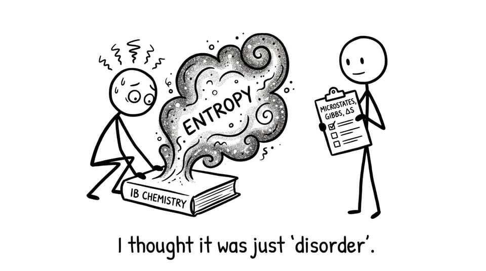 An IB student meets the entropy cloud