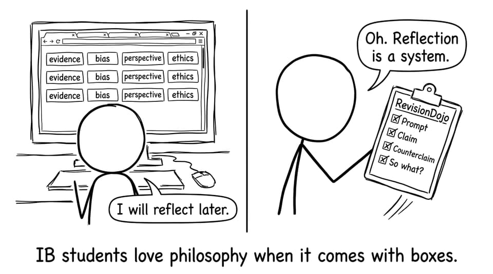 Reflection system comic