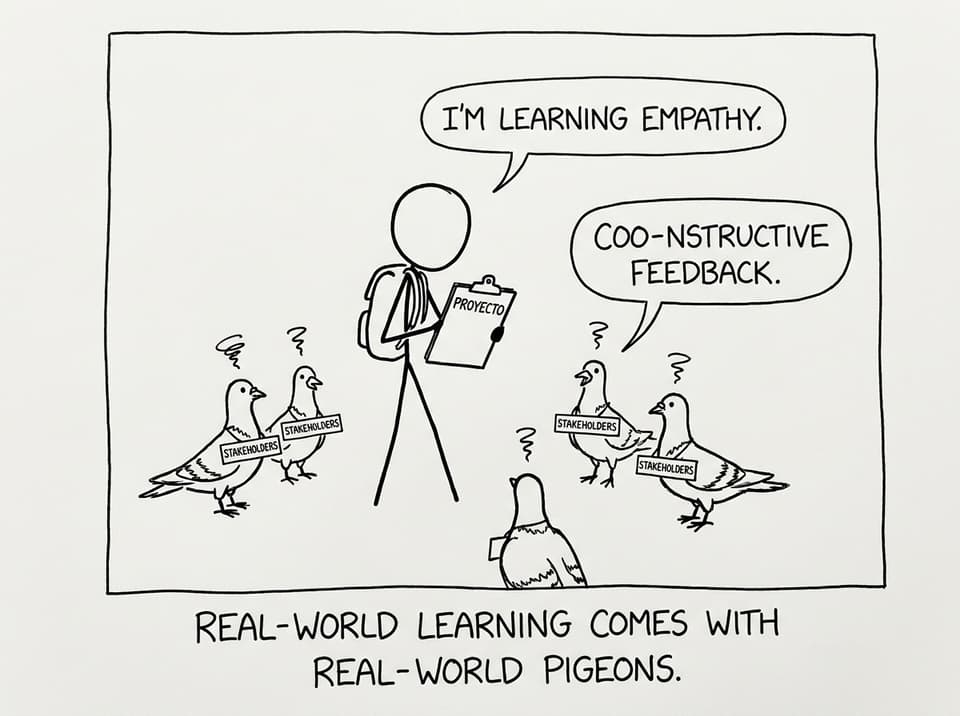 A funny comic about community engagement