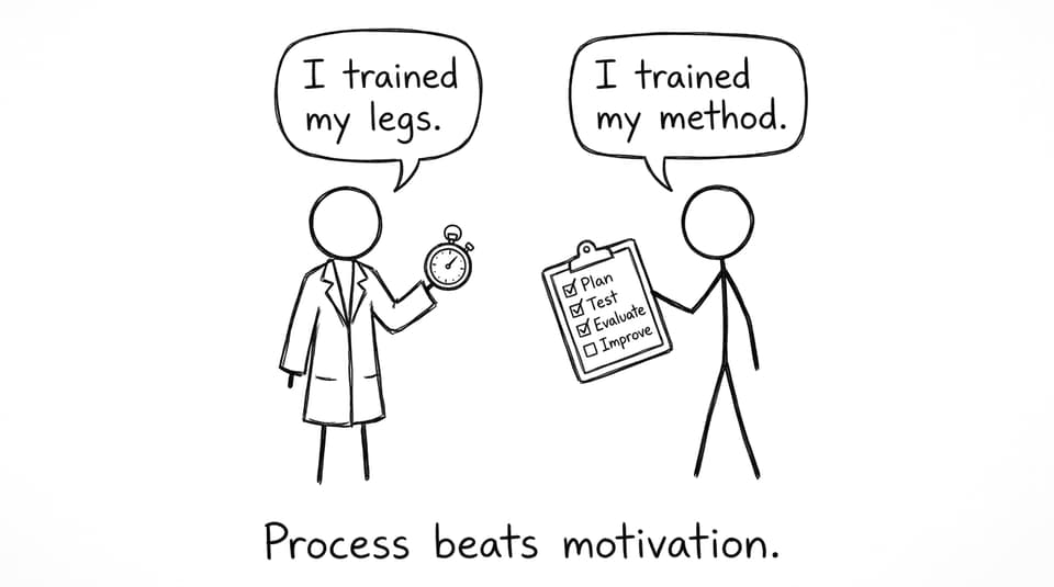 Process beats motivation