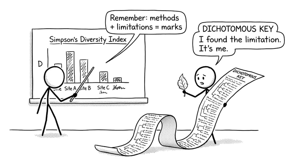 Dichotomous key meets existential crisis