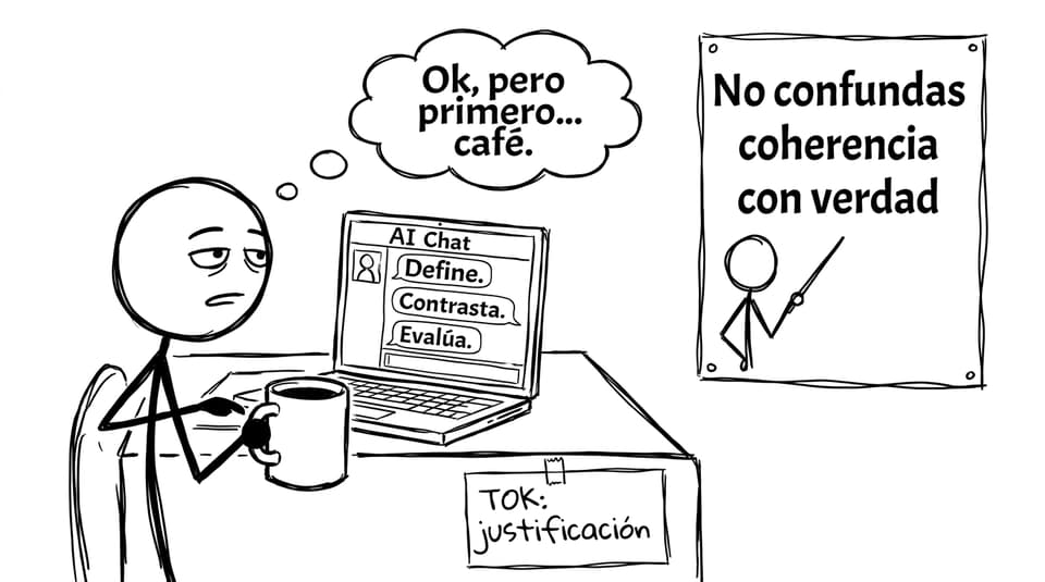 Café y párrafo TOK