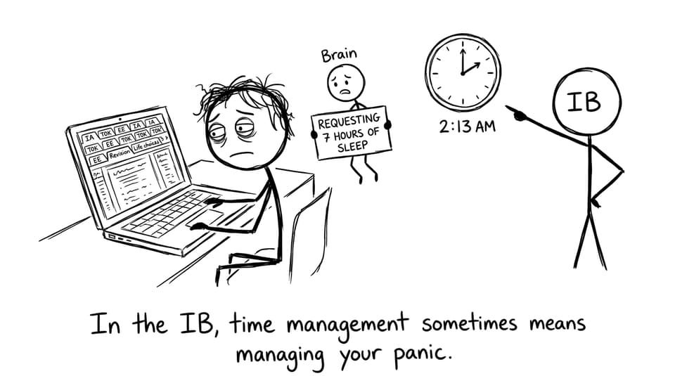 IB student with too many tabs and a brain requesting sleep