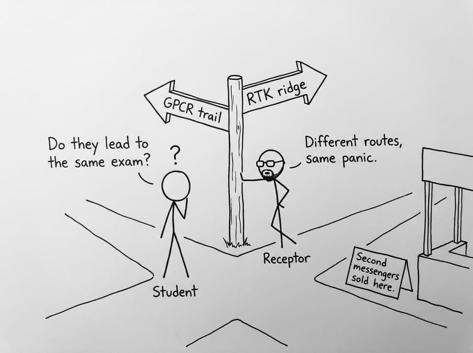 Two pathways, same exam stress