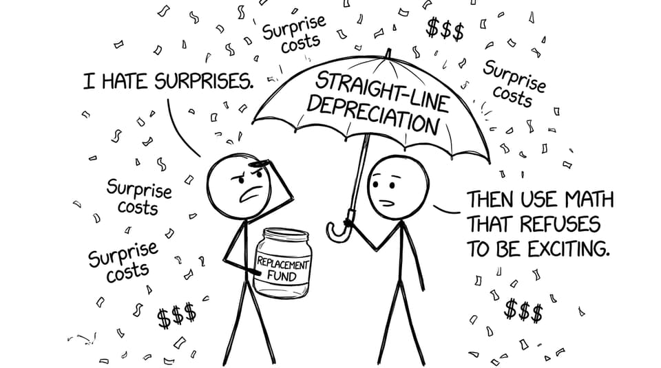 Budget jar and surprise costs joke