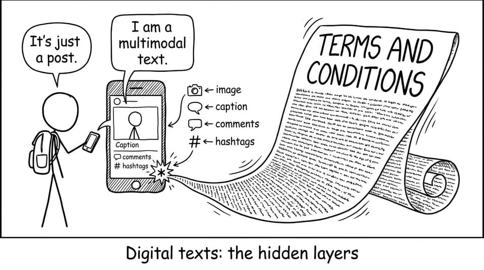 Digital texts hidden layers