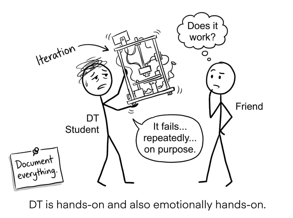 DT is hands-on and also emotionally hands-on
