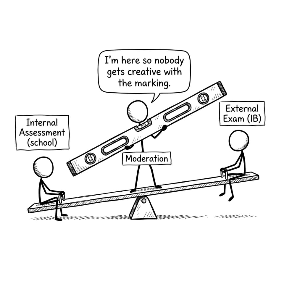 Moderation balancing act comic