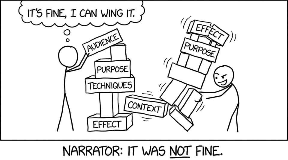 Thesis Jenga joke