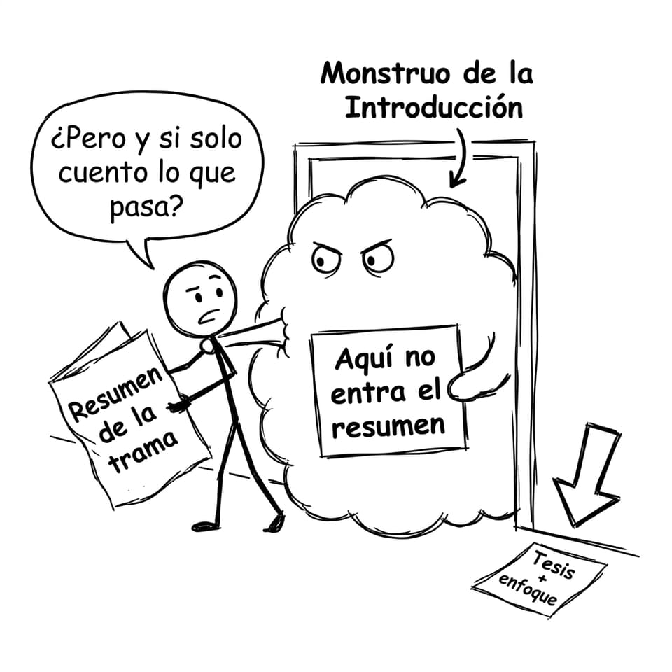 El monstruo que bloquea el resumen