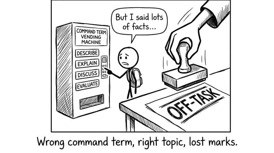 Command term vending machine punishes the wrong choice