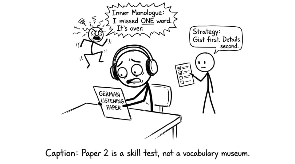 Inner monologue vs strategy during listening