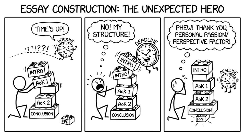 Deadline clock and LEGO essay