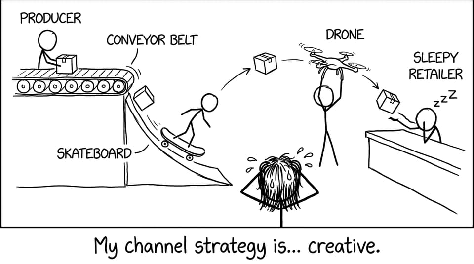 An IB student builds a chaotic distribution Rube Goldberg machine