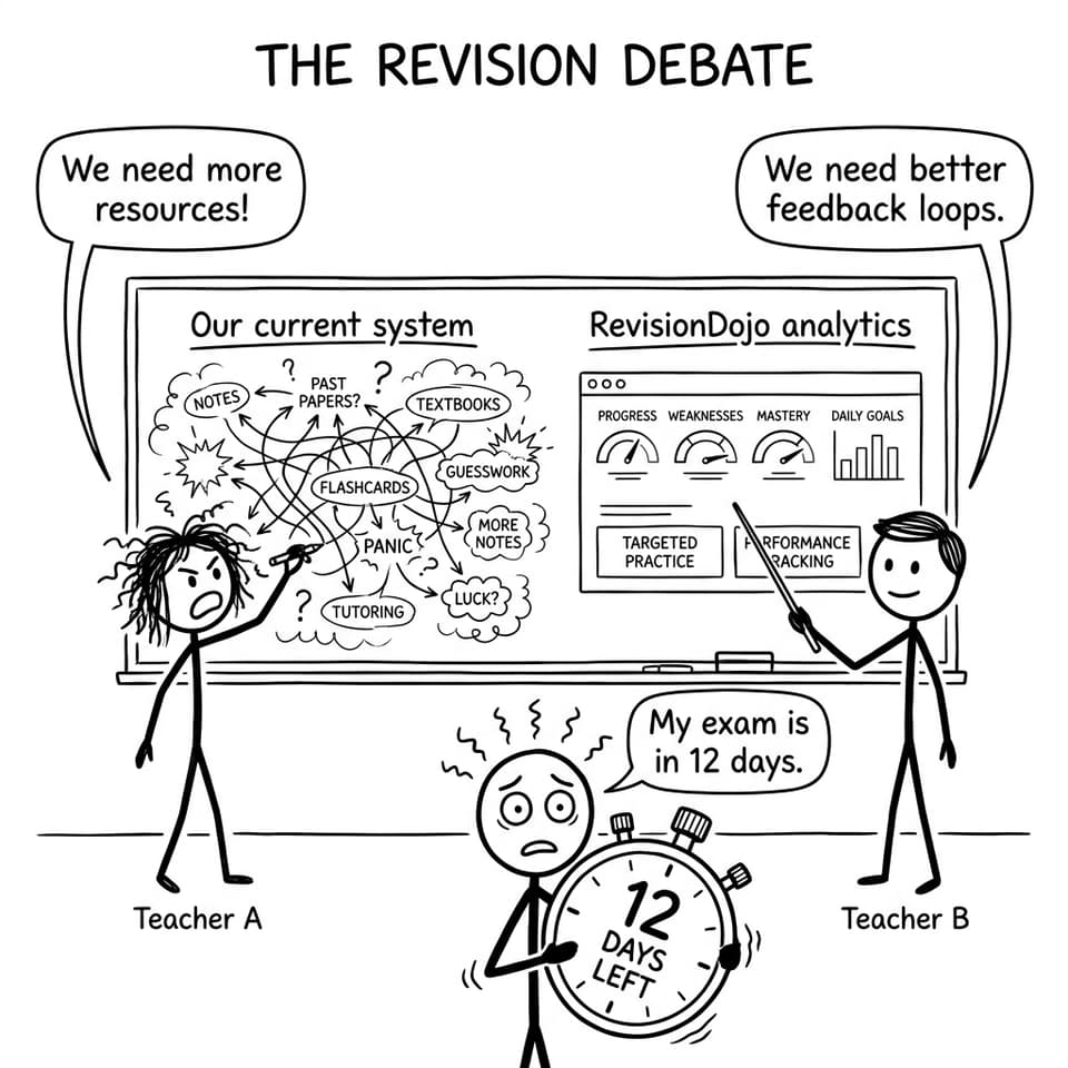 Teacher debate: more resources vs better feedback loops