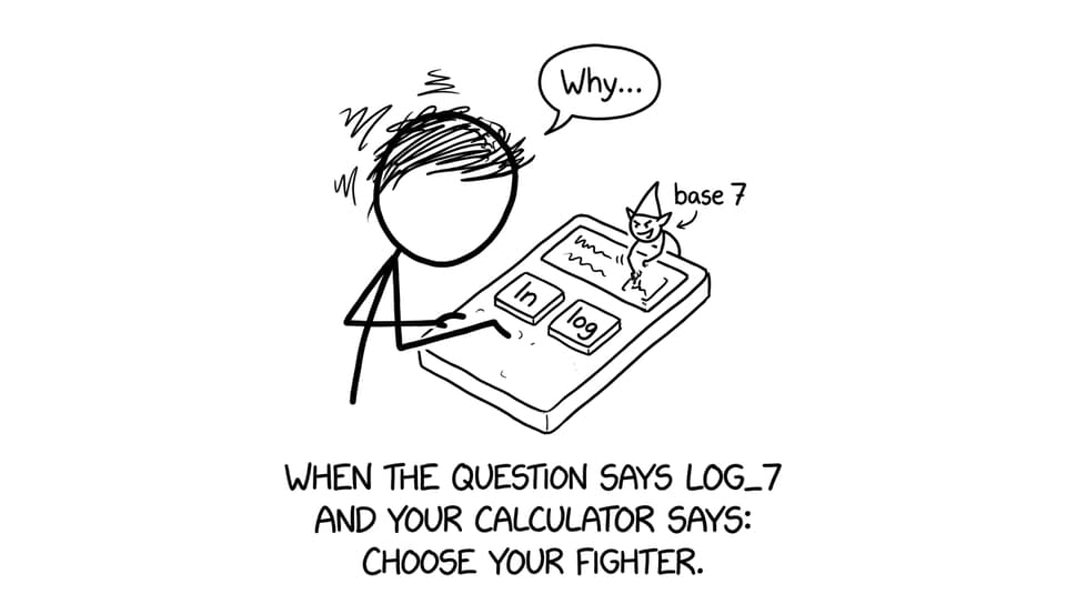 Student vs calculator buttons