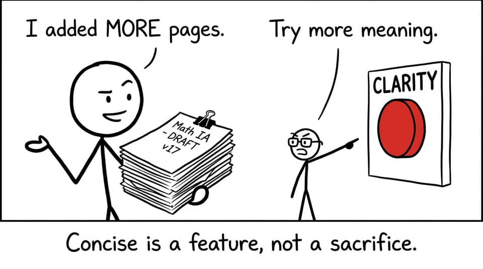 Concise is a feature, not a sacrifice.