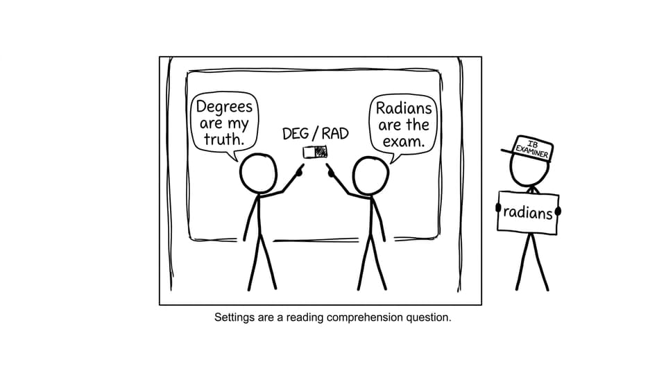 Degrees vs radians comic