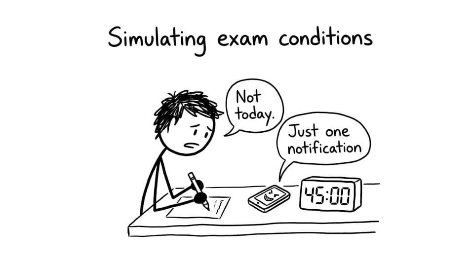 Simulating exam conditions