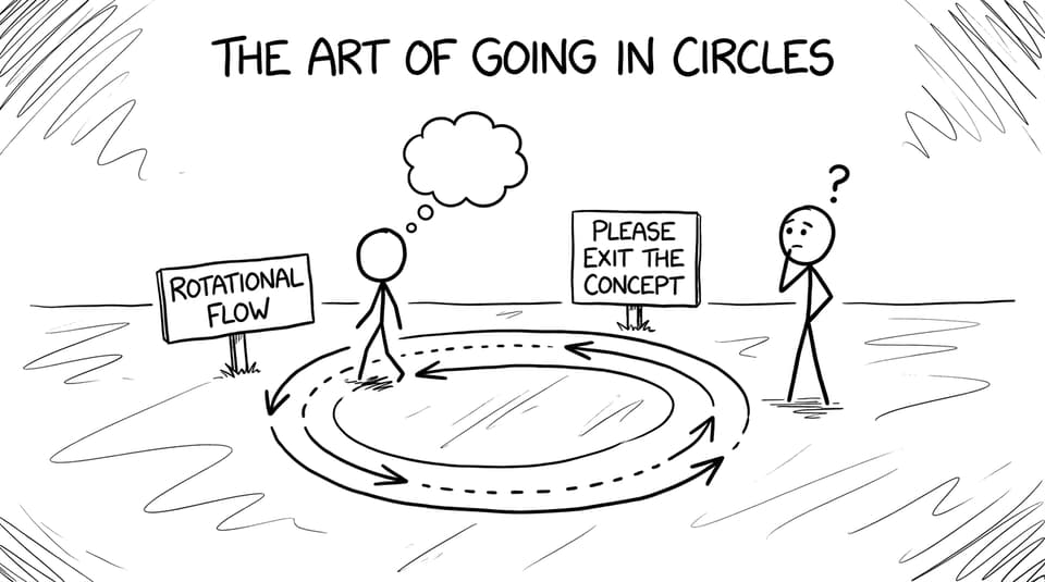 Viewer stuck in a “rotational flow” loop