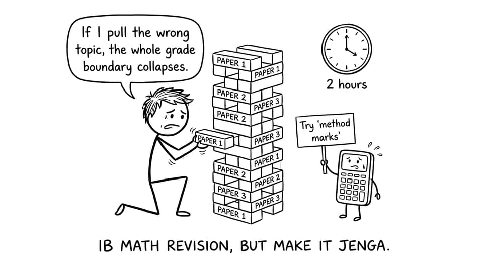 IB Math revision, but make it Jenga.
