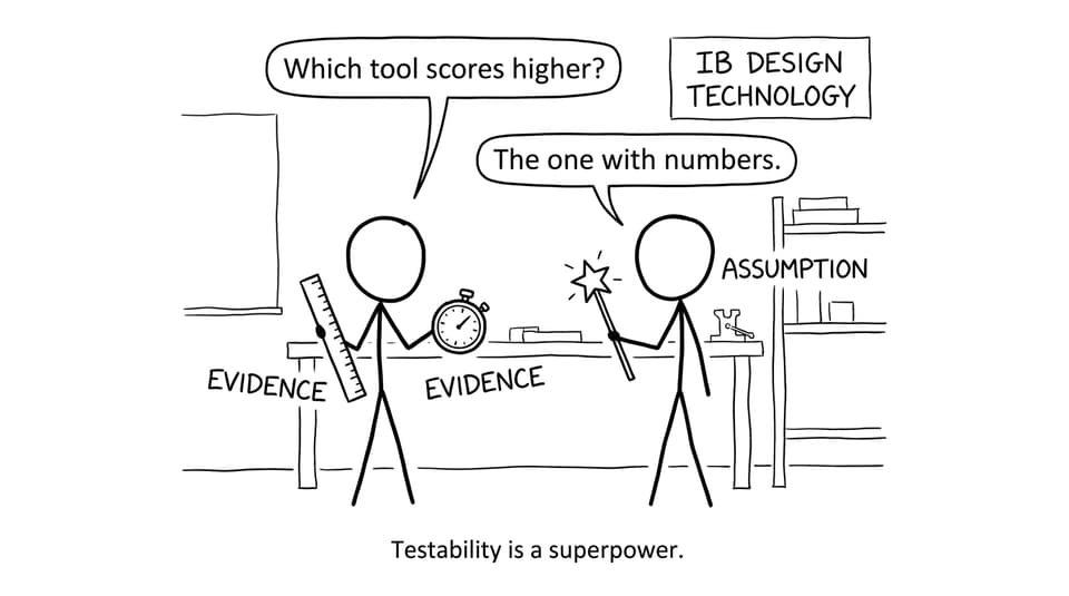 Comic about evidence vs assumption