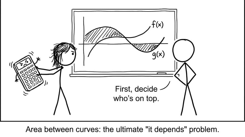 Student vs two curves